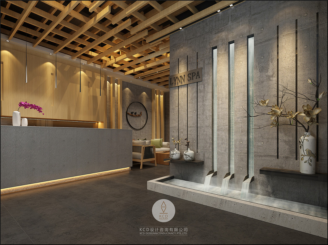 昆明同德廣場日式禪意SPA室內設計技術咨詢服務